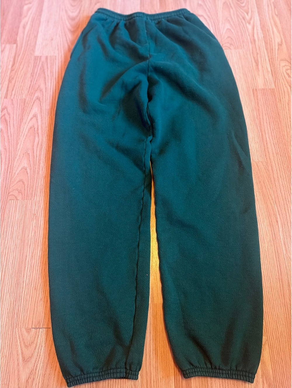 Hanes Vintage Forest Green Joggers Sweatpants Size Medium